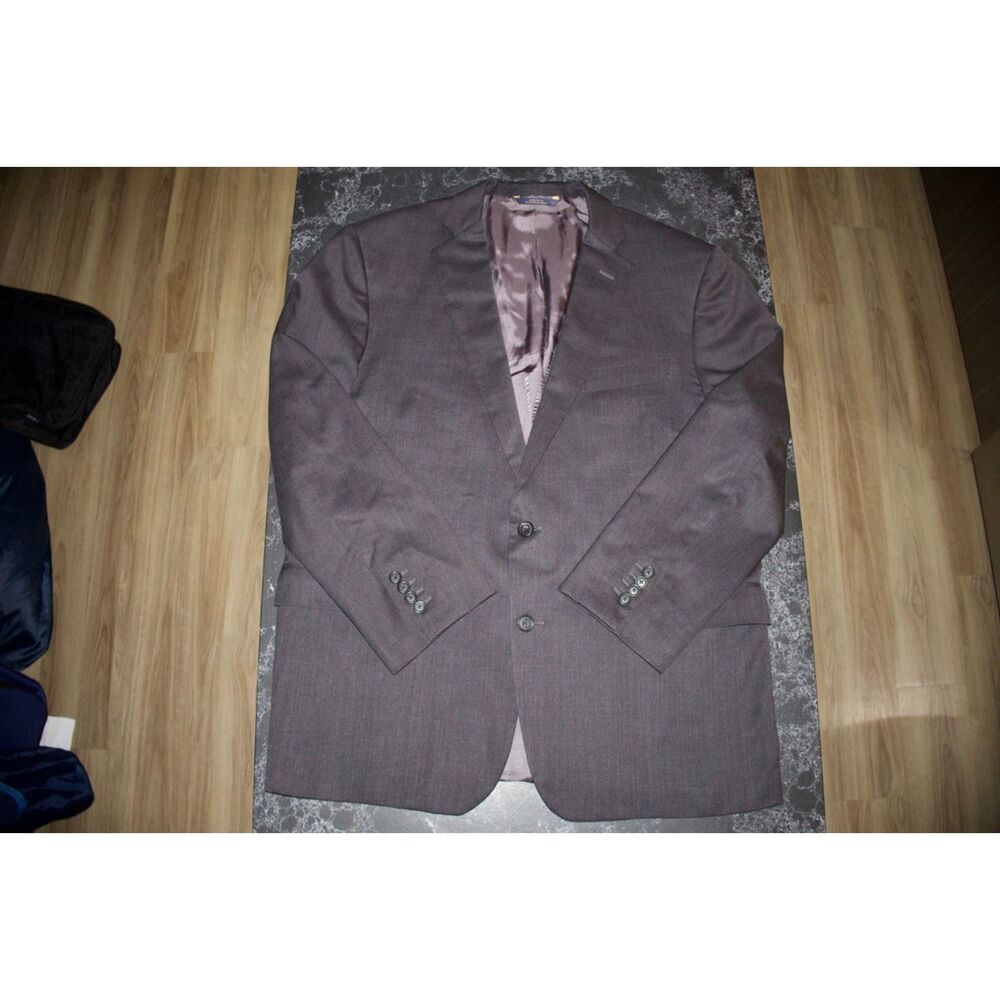 Brooks Brothers Gray Estrato 100% Wool Blazer 44R